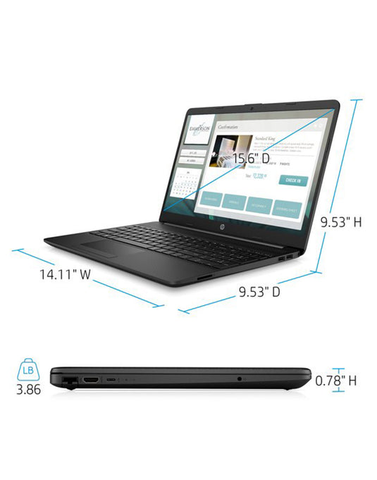 HP 15.6-Inch FHD Laptop N4020 4GB/128GB SSD Microsoft Office 365 - TechCrazy