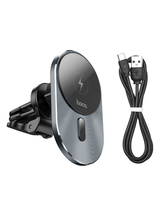 Hoco 15W Magnetic Wireless Charging Air Vent Phone Holder (CA91)