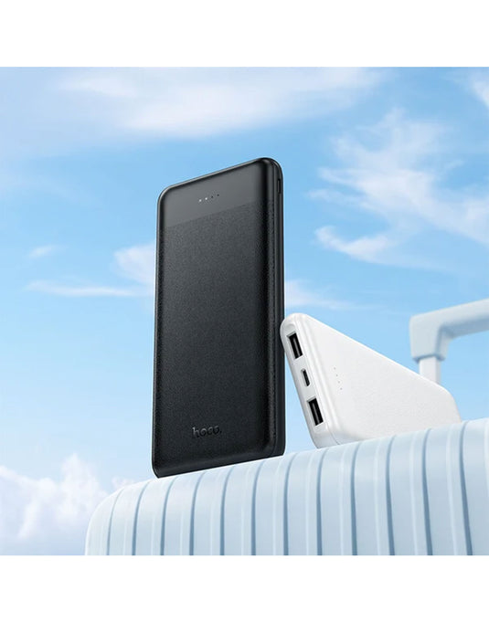 Hoco 2A Ultra Thin Power Bank with Dual Input & Output, LED Indicator (10000mAh) (J153)