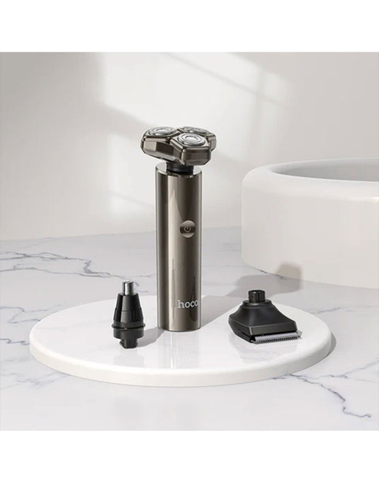 Hoco 3 in 1 Grooming Set With Shaver, Hair Clipper, Nose Hair Trimmer (HP36)