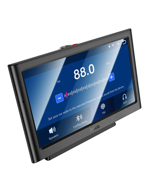 Hoco 7-inch Car Portable Screen w/ Wireless Apple Car Play, Wireless Android Auto, Screen Mirroring (HU2)