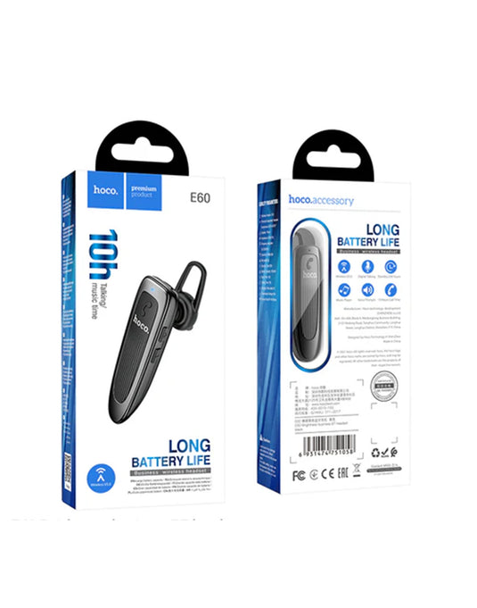 Hoco Bluetooth Earphone w/ 10 Hours (E60)