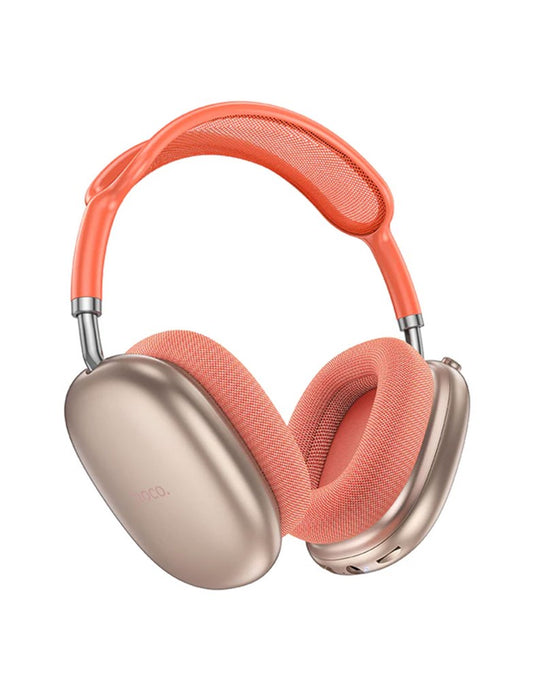 Hoco Bluetooth Headset 90 Hours Play/Talk Time (W55) - Pink (Brand New)