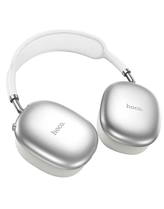 Hoco Bluetooth Headset 90 Hours Play/Talk Time (W55) - Silver (Brand New)