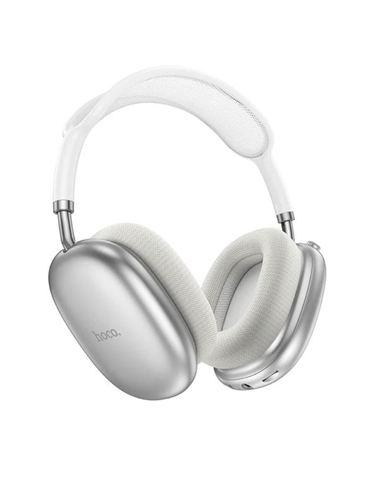 Hoco Bluetooth Headset 90 Hours Play/Talk Time (W55) - Silver (Brand New)