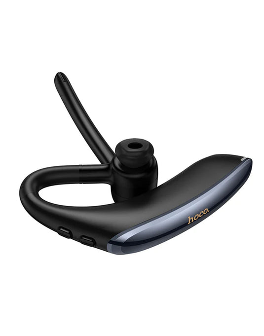 Hoco Bluetooth Single Earphone with Dual-Mic ENC Noise Cancelling (E90) - Black