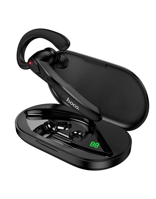 Hoco Bluetooth Single Earphone with ENC Noise Cancelling (DES60) - Black