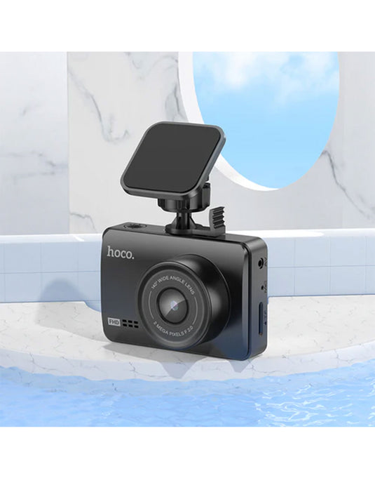 Hoco Dash Camera For Car IPS HD Display 1080P/30FPS (DV2) - Black
