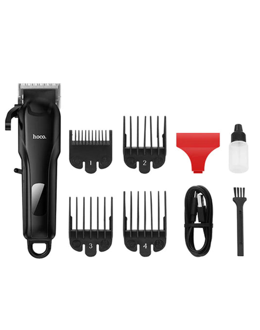 Hoco Electric Hair Clipper with Battery % Display, 7500 RPM (HP24)