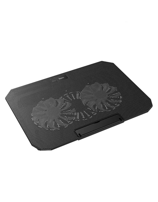 Hoco Ergonomic Laptop Stand with Cooling Fan for 12-17-inch Laptops (GA4) - Black