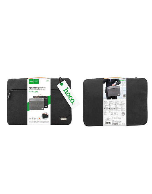 Hoco Laptop Bag 14-inch with Handle (GT7) - Black