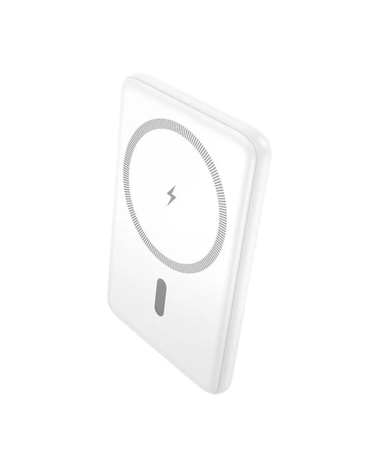 Hoco Magnetic 20W PD+QC Wireless Charging Power Bank (5000mAh) (J140A) - White