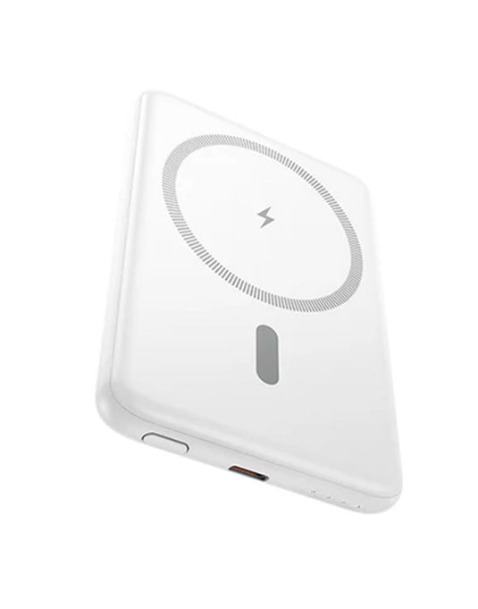 Hoco Magnetic 20W PD+QC Wireless Charging Power Bank (5000mAh) (J140A) - White