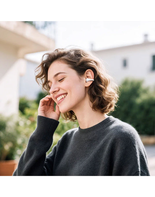 Hoco Open-Ear TWS Clip-On Earbuds with 6 Hours, Hoco Music App (EA8)