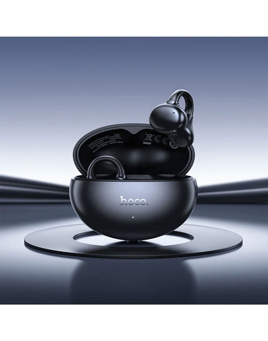 Hoco Open-Ear TWS Clip-On Earbuds with 6 Hours, Hoco Music App (EA8)