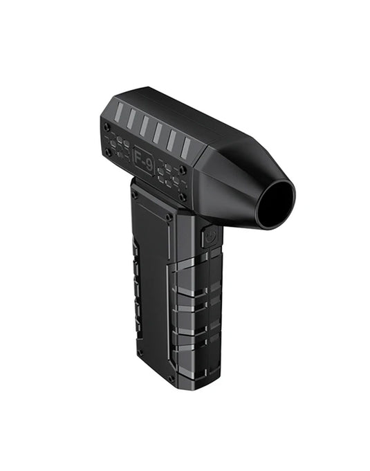 Hoco Portable High-Power Fan with 80,000 RPM Ultra-High Speed, Rechargeable Cooling Fan with Digital Display (HX67)