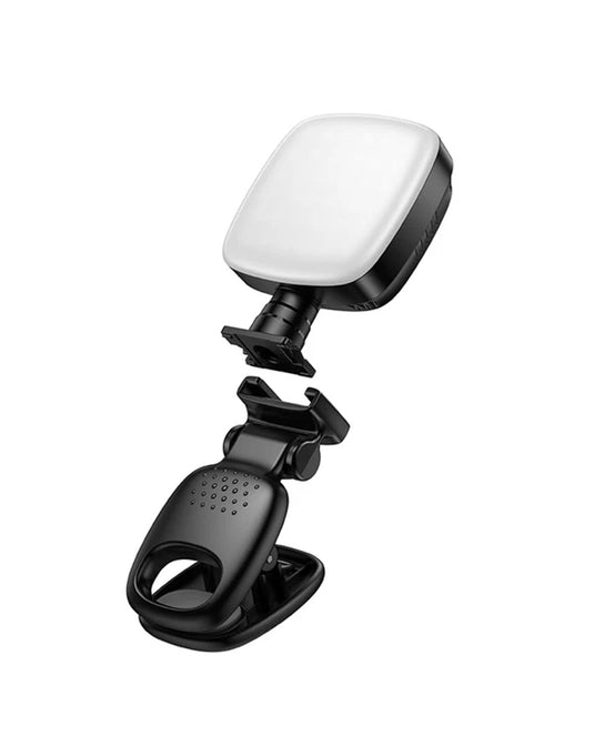 Hoco Portable Mini LED Fill Light, 9 Levels of Dimming, 2700K-6500K Color Temperature Range (K28)