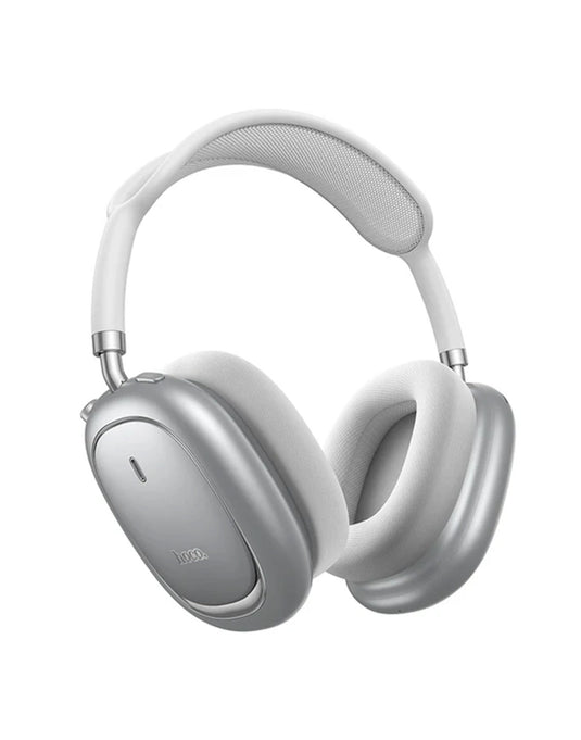 Hoco Premium Bluetooth Headset Active Noise Cancelling (W68) - Silver