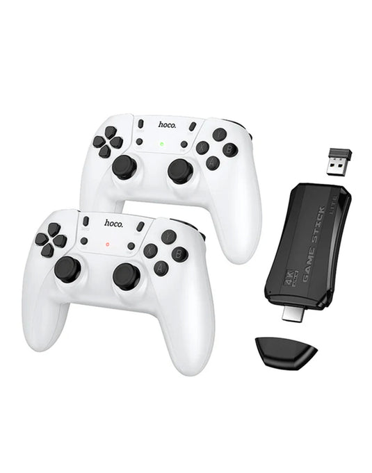 Hoco TV / PC Game Stick With 2x Wireless Controller, 20000 Classic Games Included (GA31)