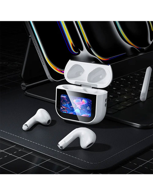 Hoco TWS Bluetooth Earbud LCD Touch Screen (EW82)