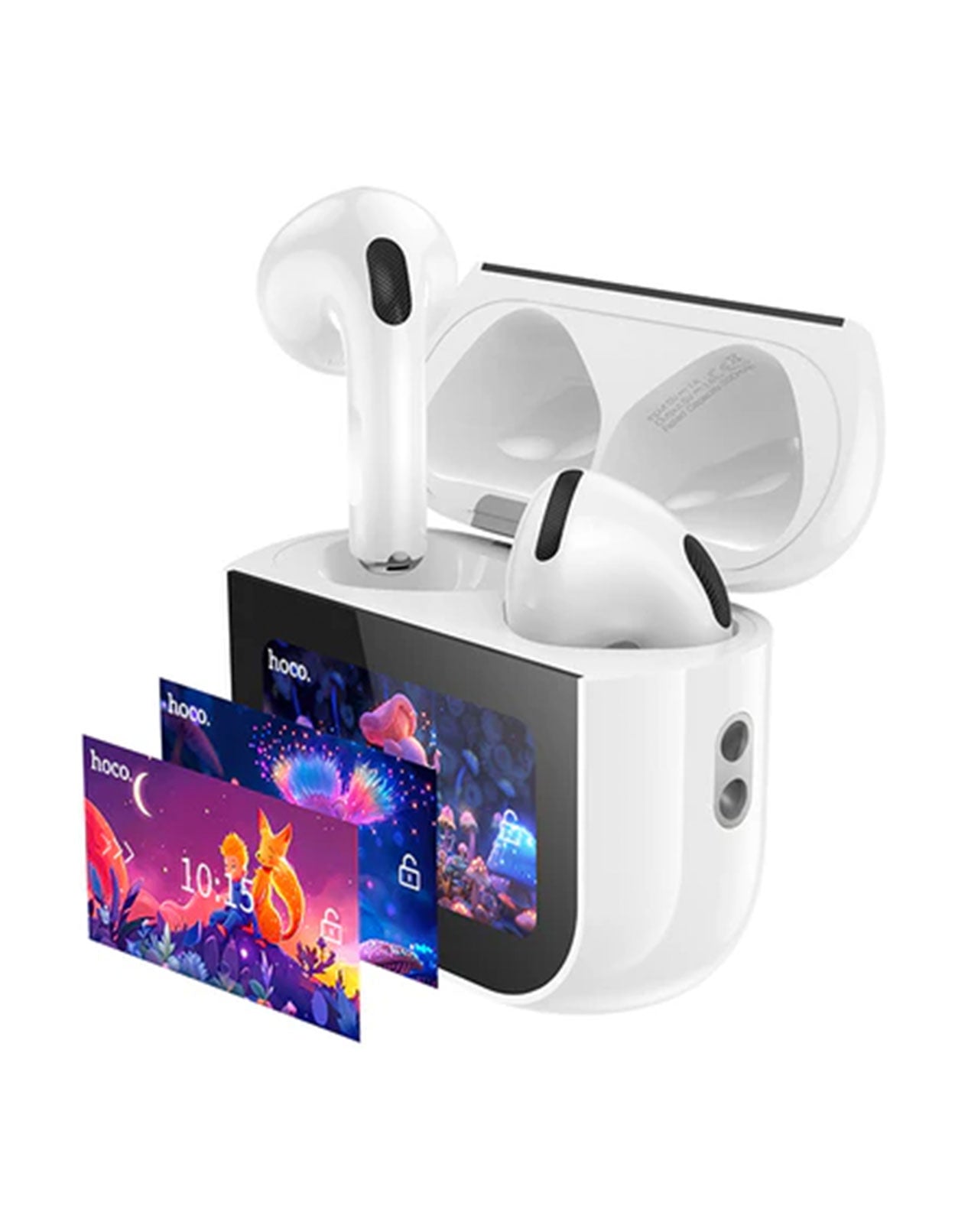 Hoco TWS Earbuds EW82 – Bluetooth, LCD Touch Screen, Charging Case