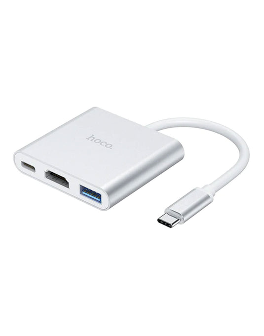 Hoco Type-C Hub to USB3.0 & HDMI & PD (HB14)