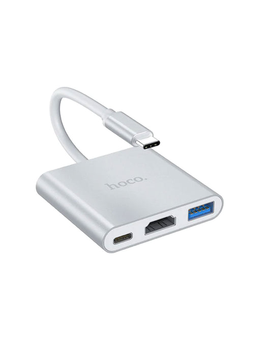 Hoco Type-C Hub to USB3.0 & HDMI & PD (HB14)