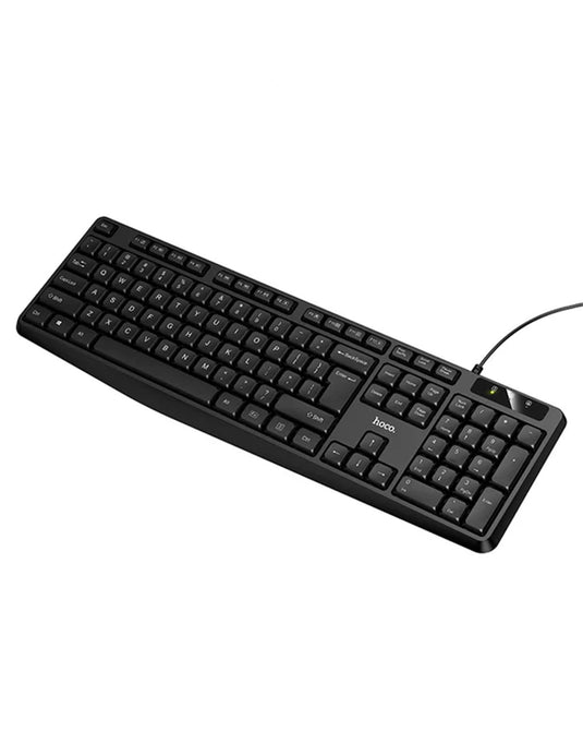 Hoco USB Wired Computer Keyboard (GM60) - Black