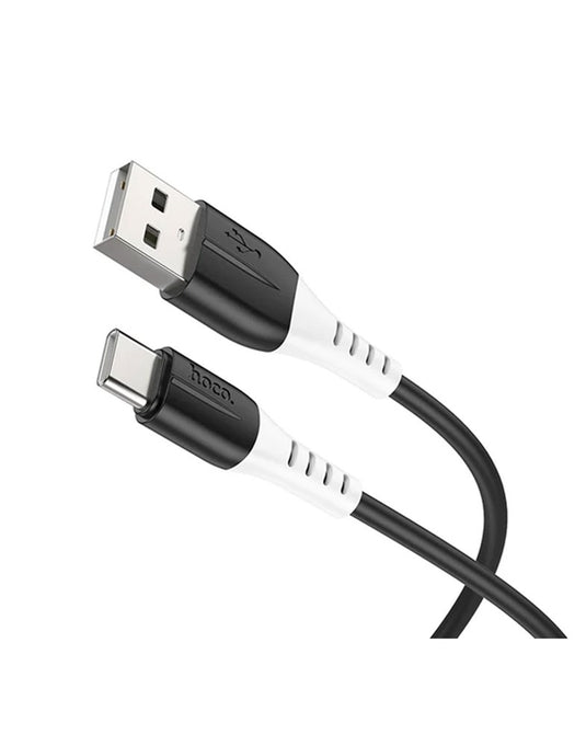 Hoco Ultra Soft Silicon Cable (X82) - Type C - Black