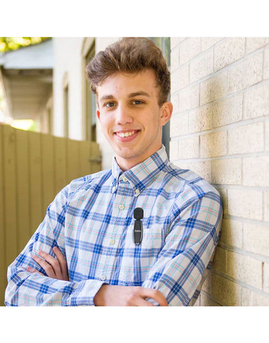 Hoco Wireless Digital Microphone w/ Lightning Connector (L15-L) - Black