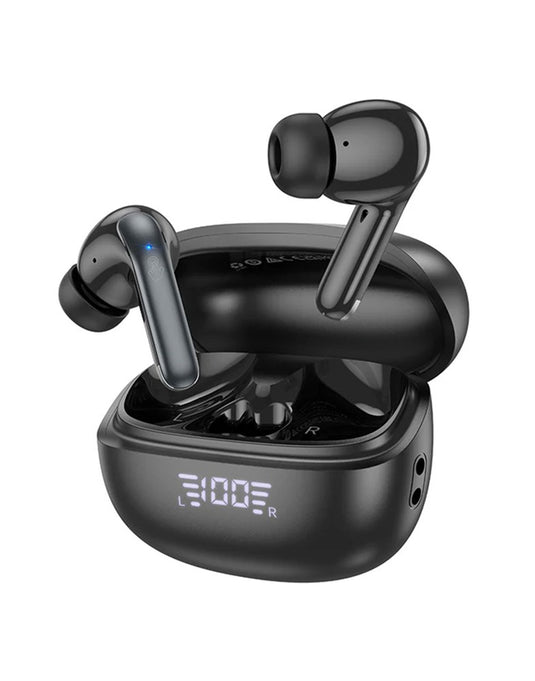 Hoco Wireless ANC + ENC Noise Cancellation TWS Earbuds - Black (EQ5)