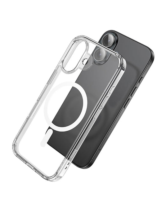 Hoco iPhone 16 Magsafe Clear Case with Air Cushion - Clear