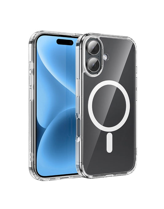 Hoco iPhone 16 Magsafe Clear Case with Air Cushion - Clear