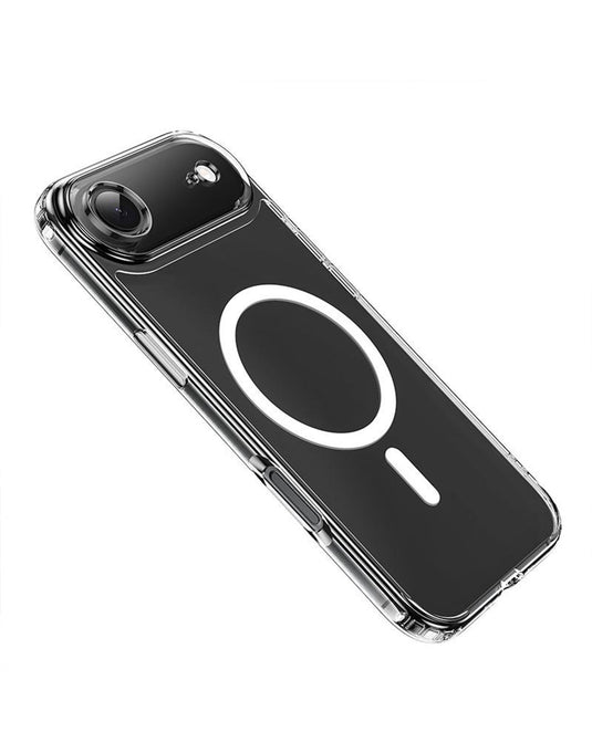 Hoco iPhone 17 Air Magnetic Clear Case w/ 4 Corner Air Cushion, Magsafe Compatible (MAG) - Clear