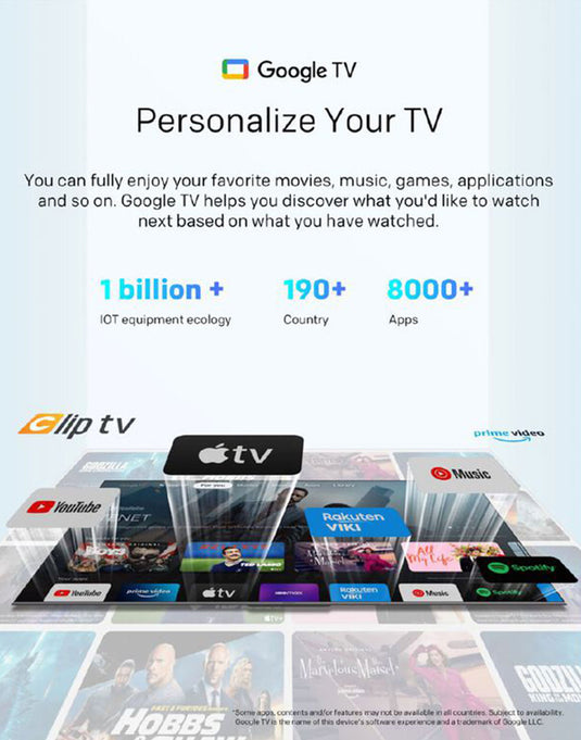 JVC 65-inch 4K Ultra HD QLED Google Smart TV