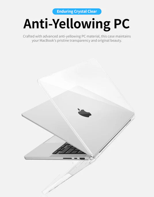 Keephone Vocoo Crystal Ultra Clear Case For MacBook Air 13.6-inch (2022-2025) - Clear