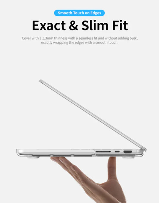Keephone Vocoo Crystal Ultra Clear Case For MacBook Air 13.6-inch (2022-2025) - Clear