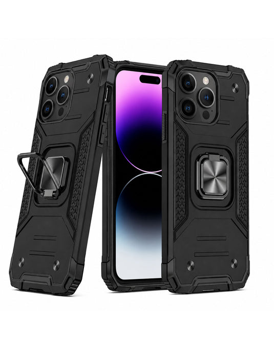 Kemeng KM Fashion Shockproof Case For Apple iPhone 14 Pro Max - Black