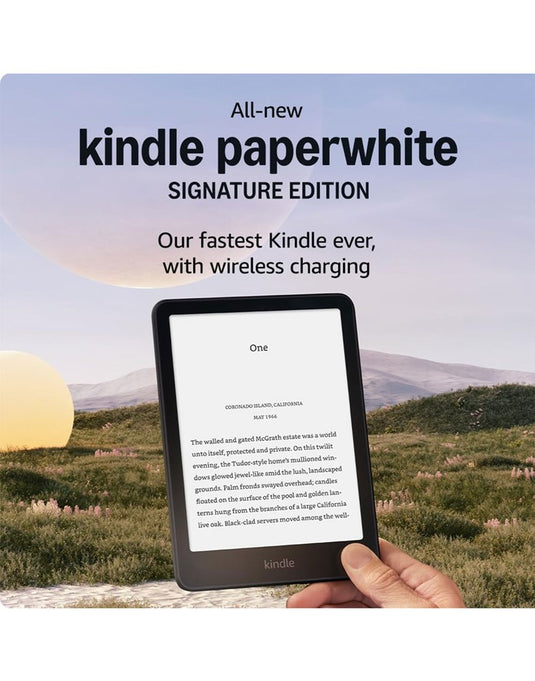 Kindle Paperwhite Signature Edition 6.8-inch (11th Gen) 32GB Auto Adjusting Front Light - Black (As New - Reconditioned By Amazon)