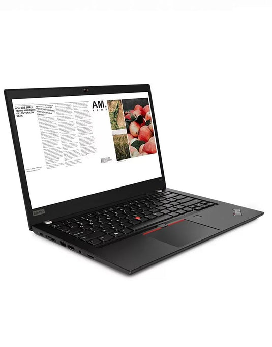 Lenovo ThinkPad T490 14-inch i5 8th Gen 8GB 256GB W10P Laptop - Black (Very Good - Pre Owned)