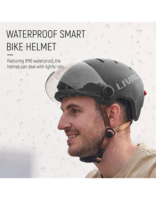 Livall L23 (58-62 CM) Smart Bike Helmet With Detachable Visor