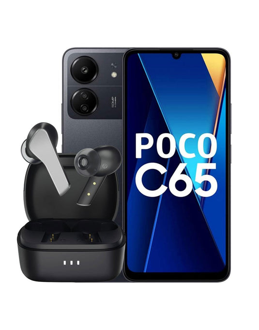 Xiaomi Poco C65 6GB 128GB 4G Dual Sim (Brand New) + Free Lenovo Smart True Wireless Earbuds - TechCrazy