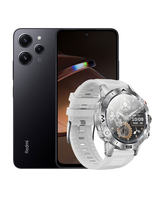 Xiaomi Redmi 12 (2023) 6GB 128GB 4G Dual Sim (Brand New) + Hoco Smart Watch Y20 - TechCrazy