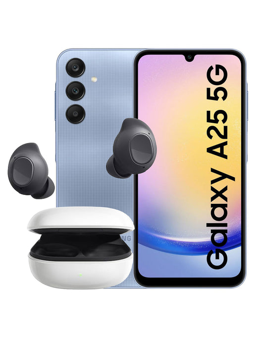 Samsung Galaxy A25 (2023) 6GB 128GB 5G (Brand New) + Galaxy Buds FE R400 (Combo Pack)