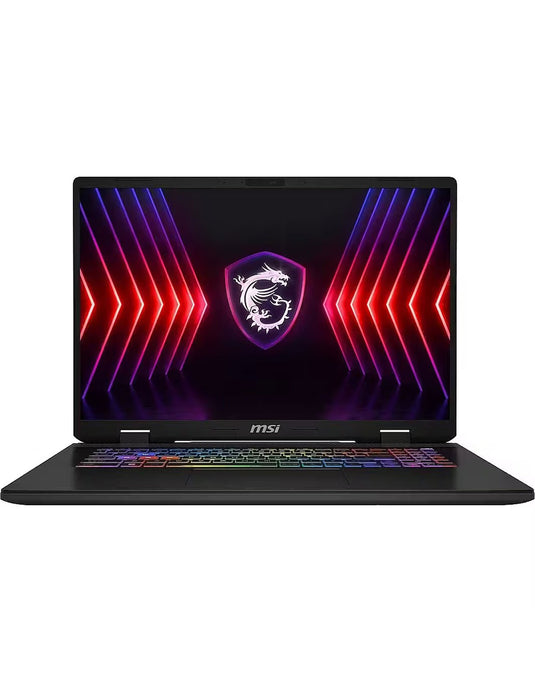 MSI Sword 17 HX B14VGKG 17-inch i7 14th Gen 48GB DDR5 2TB @2.20GHz NVIDIA GeForce RTX 4070 8GB Windows 11 Home Laptop - Cosmos Grey (Very Good-Rurbished)