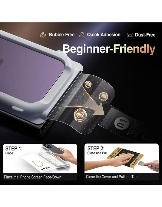 Magic 30X iPhone 17 Pro High Transparency Tempered Glass