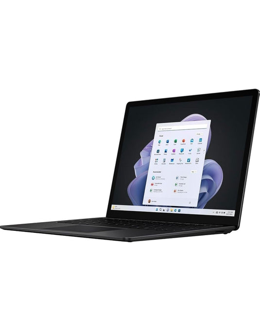 Microsoft Surface Laptop 5 13.5-inch i7 12th Gen 16GB 256GB @1.80GHz Windows 11 Pro Touch Screen Laptop - Matte Black (Good Pre owned)