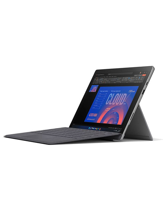 Microsoft Surface Pro 7+ 12.3-inch i7 11th Gen 16GB 512GB @2.80GHz Windows 11 Pro Touch Screen - Platinum (Very Good Pre-Owned)