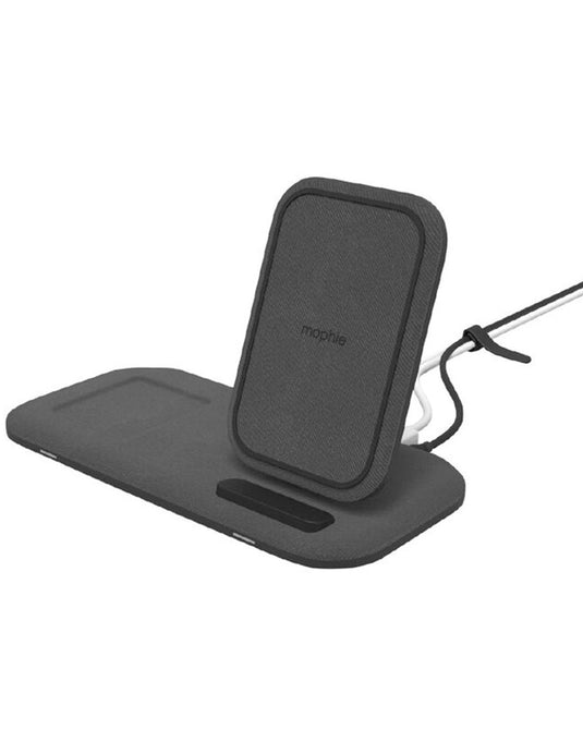Mophie Wireless Charging Stand 3 in 1 15W Fast Charger - Black