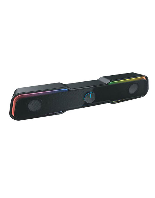 Playmax RGB Gaming Sound Bar Speaker - Black